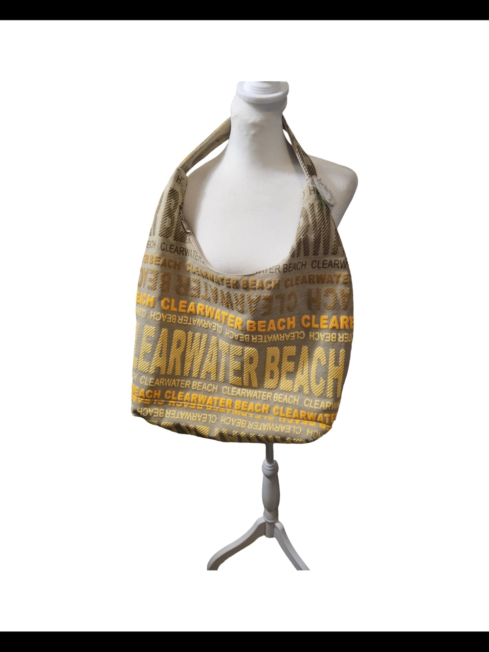 NWOT Robin Ruth Clearwater Beach Tote in Yellow, Orange, Brown and Tan
